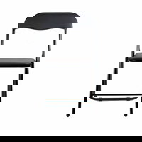 Scaun bucatarie, living, terasa tapitat negru pliant / DSY 1115, 