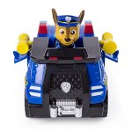 Spin Master Paw Patrol Chases Rise and Rescue Convertible Toy Car Toy Vehicle (Blue/Yellow, Includes Action Figures and Accessories), Spinmaster