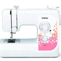 Masina de Cusut Brother AZ14, 14 Cusaturi, Alb/Portocaliu