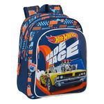 Rucsac pentru Copii Hot Wheels Speed club Portocaliu Bleumarin (27 x 33 x 10 cm), Hot Wheels