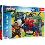 Trefl - Puzzle personaje Spiderman in actiune , Puzzle Copii, piese 260