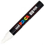Marker UNI PC-5M 1. 8-2. 5 mm alb Posca, Posca