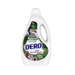 Dero 2 in 1 Cedru Verde 2L – 40 spalari – detergent lichid 100% original, garantat