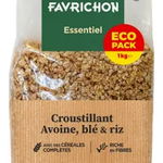 Musli crocant BIO cu cereale integrale, format economic Favrichon, Favrichon