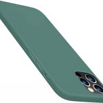 Husa de protectie pentru iPHONE 12 PRO MAX Koomduk, silicon, verde inchis, 6,7 inchi, 