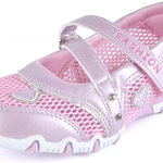 Sandale pentru copii Wishliker, poliester/cauciuc, roz/alb, 26