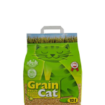 GUSSTO GrainCat 12 l (3,9 kg) asternut natural din cereale pentru litiera pisicilor, GRAIN CAT
