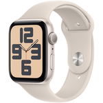 Apple Watch SE2 v2 GPS 44mm Carcasa Aluminiu Starlight cu Sport Band Starlight M/L