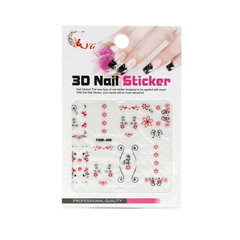 Abtibild decor unghii 3D, Nail Sticker FAM-008 Engros, Abtibild decor unghii 3D, Nail Sticker FAM-008 Engros,