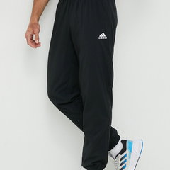 adidas pantaloni de antrenament Stanford culoarea negru, uni IC9424, adidas
