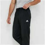 adidas pantaloni de antrenament Stanford culoarea negru, uni IC9424, adidas