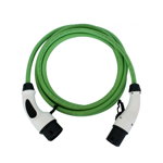 Cablu de incarcare pentru masini electrice, Type 2, trifazat, 22kW, 32A, 5 m, verde, Ampevo, T22-3/32V, Ampevo