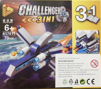 Challenger 3 in 1 set lego nava spatiala, 