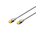 Cablu de corectie, Digitus, CAT6A, S-FTP, 10 m, Alb/Galben DK-1644-A-100/Y