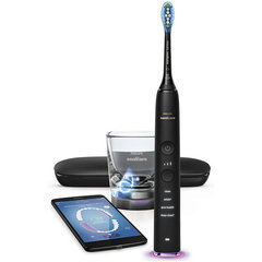 Periuta de dinti sonica reincarcabila Diamond Clean Smart Neagra, HX9903/13, Sonicare, Philips