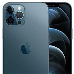 Telefon Mobil Apple iPhone 12 Pro Max, Super Retina XDR OLED 6.7", 128GB Flash, Camera Quad 12 + 12 + 12 MP + TOF 3D, Wi-Fi, 5G, iOS (Albastru)