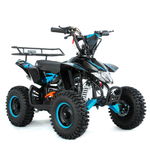 Mini Atv Xtr M8, Roti 6 Inch, 50cc, 2 Timpi, Pornire La Sfoara, Culoare Negru/albastru, XTR