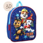 Rucsac cu imprimeu 3D pentru gradinita Vadobag Paw Patrol Team Paw 32x26x11 cm, Vadobag