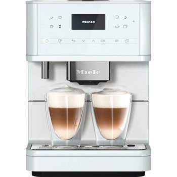 Espressor automat Miele CM 6160 MilkPerfection White, 15 bar, 1,8 L, WiFiConn@ct, OneTouch for Two, AromaticSystem, Alb
