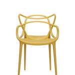 Set 2 scaune Kartell Masters design Philippe Starck & Eugeni Quitllet mustar, Kartell