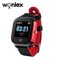 Ceas Smartwatch Pentru Copii Wonlex GW700S cu Functie Telefon Localizare GPS Pedometru SOS IP54 &ndash Rosu-Negru