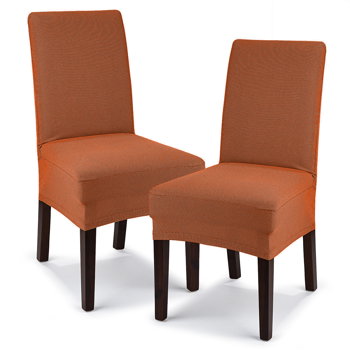 4Home Husă elastică scaun Comfort teracota, 40 - 50 cm, set 2 buc, 4Home