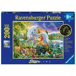 Puzzle Printesa Si Unicorn, 200 Piese Starline, Ravensburger