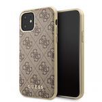 Guess Husa 4G Metal Gold Logo iPhone 11 Maro