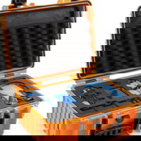 Carcasa B&W tip 3000 pentru DJ Mavic Air 2 portocaliu, B&W Cases