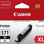 Cartus cerneala Canon CLI-571XL, black, capacitate 11ml, pentru Canon Pixma