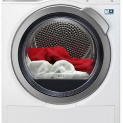 Uscator de rufe AEG T8DEE48S, Clasa A++, Capacitate 8 Kg, Pompa de caldura, Motor inverter, Alb