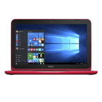 Nou! Laptop Dell Inspiron 11 3162 (Procesor Intel® Celeron® N3060 (2M Cache, up to 2.48 GHz), Braswell, 11.6", 4GB, 32GB eMMC, Intel® HD Graphics 400, Wireless AC, Win10 Home 64, Rosu)