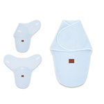 Miminu - sistem de infasare bebe, 0 - 3 luni, din tesatura thermofrotte, blue, MimiNu