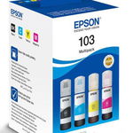 Pachet cerneala Epson 103 Ecotank, acoperire 4500 pagini, 260 ml (Color)