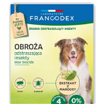 FRANCODEX Zgarda protectie anti-purici si insecte pentru caini cu greutate peste 20 kg - 4 luni de protectie, 75 cm, FRANCODEX
