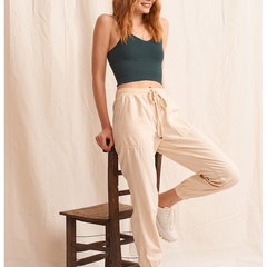 Pantaloni jogger din lyocell si bumbac, OXXO