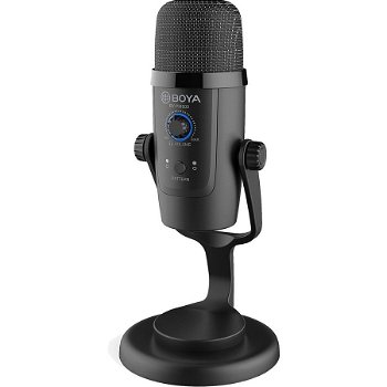 Microfon Boya BY-PM500, 24Bit 48kHz, USB-C, Negru, Boya