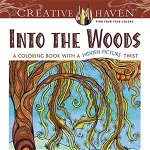 Creative Haven Into the Woods: A Coloring Book with a Hidden Picture Twist (Adult Coloring)