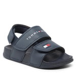 Tommy Hilfiger Sandale Velcro Sandal T1B2-32270-0193 Albastru
