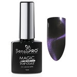Top Coat Cat Eye SensoPRO Milano 10ml, Purple, SensoPRO Milano