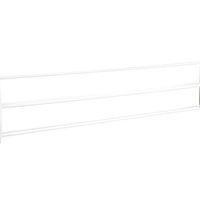 Uscator rufe extensibil pentru perete, cadru metalic, Teleclip Alb, 7,4 m