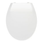 Capac WC cu închidere lentă Wenko Kos, 44 x 37 cm, alb, Wenko