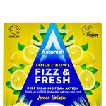 Astonish Tablete pentru curatarea vaselor de toaleta 8 buc (8x25g) Lemon Splash, Astonish