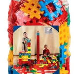 Set blocuri de constructie, 170 piese, Multicolor, Marioinex