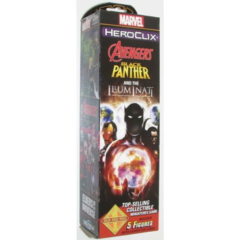 Pachet Booster DC HeroClix: Avengers Black Panther si Illuminati, DC HeroClix