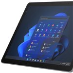Tableta Microsoft Surface Go 3, Procesor Intel Core i3-10100Y, PixelSense 10.5", 8GB RAM, 128GB SSD, 8MP, Wi-Fi, Bluetooth, Windows 10 Pro (Argintiu)