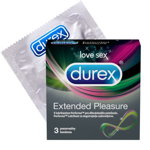Prezervative Durex Extended Pleasure, 3 buc