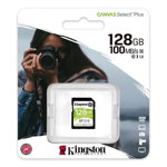 SDXC Canvas Select Plus Class 10 UHS-I 128GB, Kingston