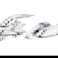 Baterie cada Grohe Eurostyle, monocomanda, 1/2, cartus ceramic, protectie reflux, limitator de debit/temperatura, crom, Grohe