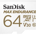 Card Microsd 64Gb, Seria Max Endurance - Sandisk Sdsqqvr-064G-Gn6Ia